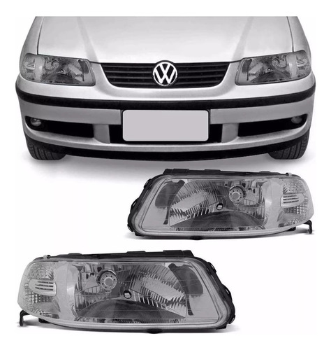 Juego Par Faro  Principal Vw Gol G3 2003 2004 2005 Cd