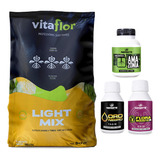 Sustrato Vitaflor Lightmix 50lt Con Amazonia Oro Flora 100cc