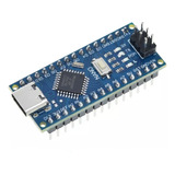 Placa Compativel Arduino Nano V3 Usb Type=c Atmega 328 Ch340