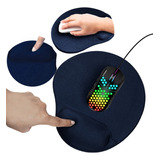 Mousepad Slim Company Tapete Ergonómico De Gel Antideslizante Ratón Con Reposa Muñeca Azul Marino