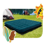 Colchón Inflable Durabean C/2 Almohadas+inflador Intex Cuota