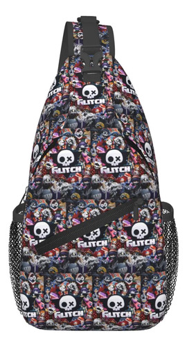 Chibis Murder Drones Uzi Doorman Bolso De Pecho Peludo Hombres Sling Bandolera Mochila Bolsa De Pecho Viaje Senderismo Mochila Bolso De Hombro