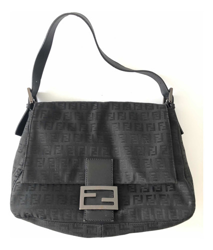 Cartera Fendi Zucca Negra Monogram