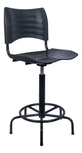 Cadeira Caixa Alta Plástica Popmov Recepcao Design Clean