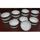 6 Compoteras Porcelana Verbano