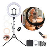 Ring Light 48cm 18 Polegadas 45w Tripe C/ Controle Bluetooth