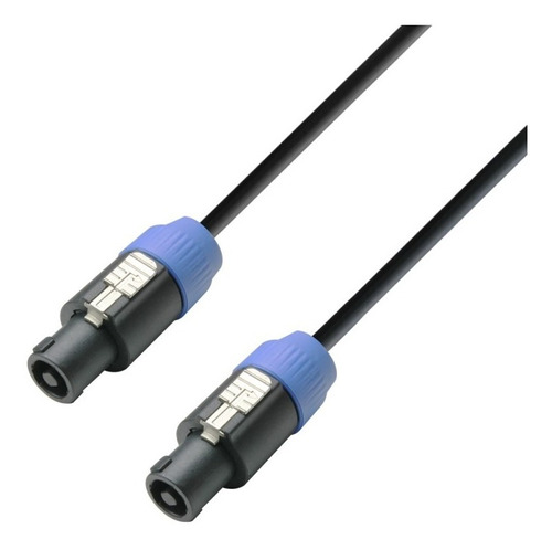 Cable Speakon Plug Macho A Macho 10m Para Bafle Adam Hall