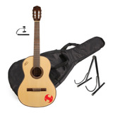 Guitarra Clasica Gracia Cc Medio Concierto+funda+soporte+cap