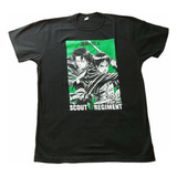 Shingeki No Kyojin - Attack On Titan - Remera - Levi Y Eren