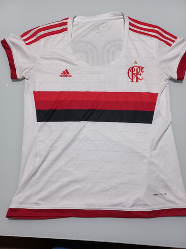 Camisa Flamengo 2015 Branca Feminina 