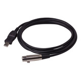 Adaptador De Cable De Micrófono Usb Mic Link Macho Xlr Hembr