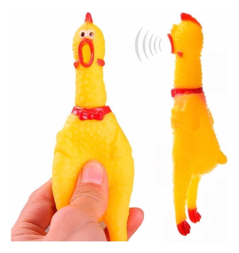 30 Pollo Goma Chillón Mini Juguete De Broma Niños Piñata