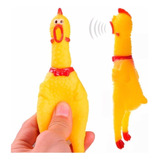 5 Pollo Goma Chillón Mini Juguete De Broma Niños Piñata