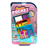 Playset Muñeca Pocket High School Con Luz Sonido Tipo Polly