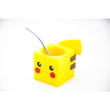 Mate Impreso En 3d Cube Pikachu Bubalsaur Squirtle Charman  