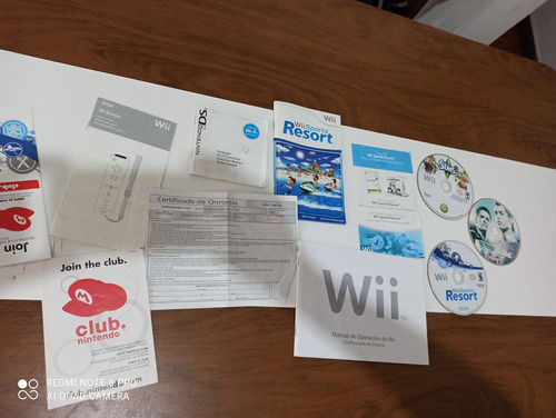 Manual Wii, Ds, E Encartes E 03 Jogos