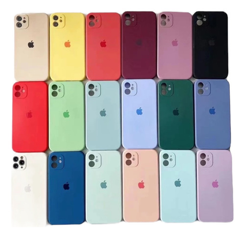  Carcasa Para iPhone Silicona Slim Todos Los Modelos 