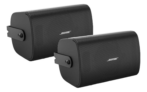 Par Bafles Para Montaje En Superficie Bose Fs4se Apto Exteriores 40w Rms Con Soporte Negro