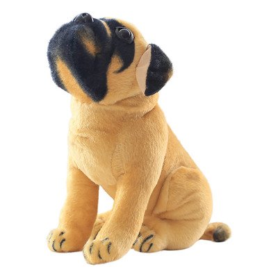 Muñeco Pug De Simulación Duradero Para Ponerse En .