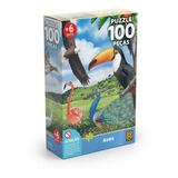 Puzzle 100 Peças Aves Grow
