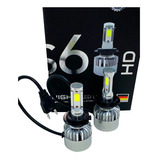 Kit Cree Led S6 Plus Hd H1 H3 H7 H11 H16 9005 9006 44000lm