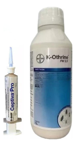 Kit Jeringa Gel Cucarachas + K-othrine Bayer 1lt Delta 2,5%