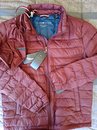 Chaqueta Tommy Hilfiger, Plumas Natural Down, Packable