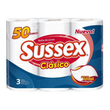 Sussex Rollo De Cocina X3un Clásico 50 Paños