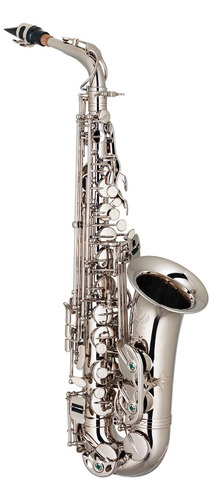 Saxofone Alto Em Mib Eagle Sa 500 N Nickel ( Niquelado )