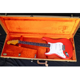 Guitarra Zurda Musikraft Usa Stratocaster 64 Fiesta Red