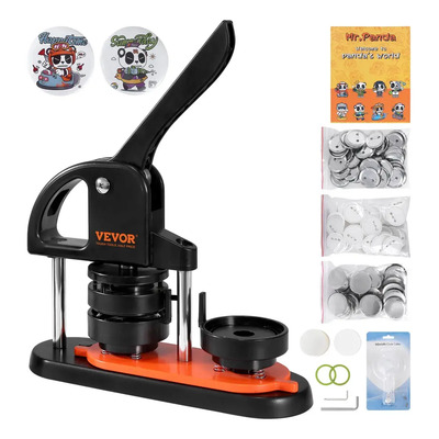 Maquina Vevor Para Hacer Pines + Kit De 100 Piezas | 58mm | | Envío gratis