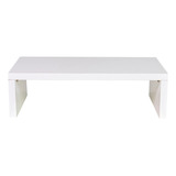 Base Para Monitor Mdf 53cm Home Office Mesa Suporte Branco