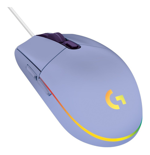 Mouse Gamer Logitech G203 New Rgb Lghtsync Lila