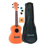 Ukulele Strinberg Uk06c Mgs Concert Elétrico C/ Capa+ Paleta