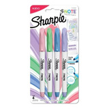 Sharpie Resaltador Note Blister X 4