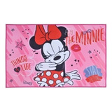 Bajada De Cama Disney 56x90cm Minnie ( Alfombra De Cama )