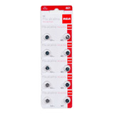 Blister 10 Pilas Baterias Reloj Ag1 Lr621 Lr60 Sr621sw 364