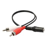 Adaptador Splitter Cable Convertidor Auxiliar Audio 3.5 Mm