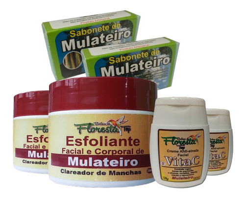 Kit Mulateiro 6 Und Limpeza Corporal - Entrega Rapida