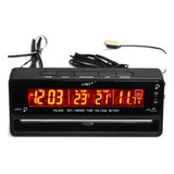 Reloj Voltaje Digital Monitor De Batería Medidor De