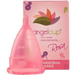 Copa Menstrual De Silicona Reutilizable Angelcup Grande Color Rosa