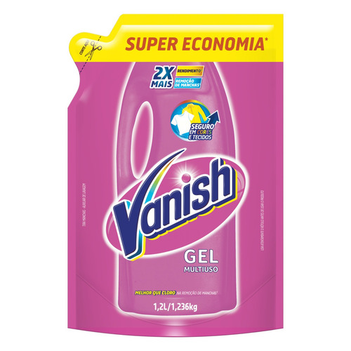 Tira Manchas Vanish Multiuso Gel Sachê 1.2 L