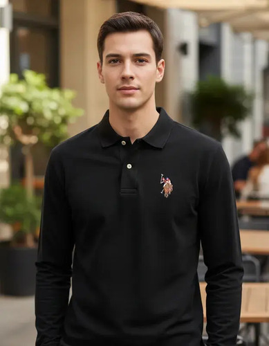 Playera Tipo Polo De Hombre Uslpm-46-7889 | Envío gratis