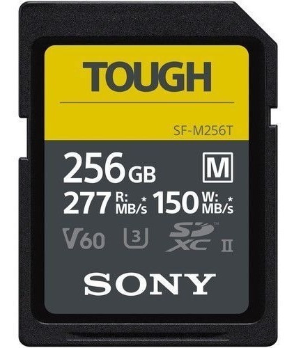 Tarjeta Sony Sdxc Uhs-ii M 256gb Tough Sf-m256t/t1