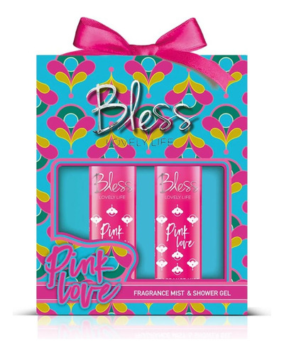 Bless Duo Pink Love Body Splash 125 Ml + Shower Gel 120ml