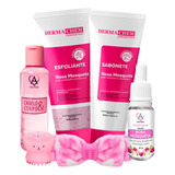 Kit Limpeza Pele Cuidado Facial Profissional Rosa Mosqueta