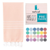 Toalla Turca Wetcat, Super Liviana, Extra Absorbente Coral C