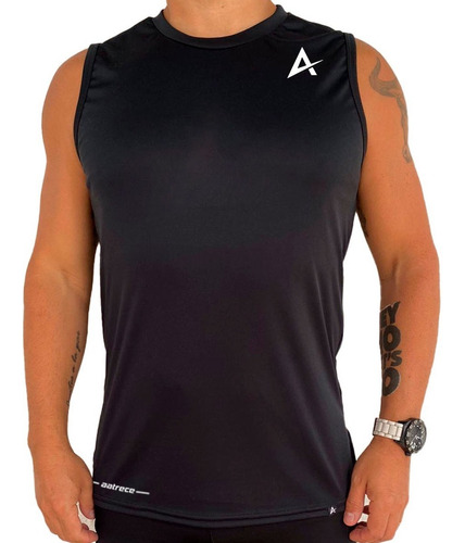 Remeras Deportiva Sin Manga Hombre Running Fitness Gimnasio