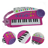 Piano Musical Infantil Brinquedo Educativo Menina Com Sons