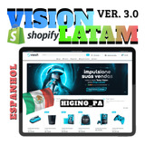 Tema Shopify Vision Latam Generico Script Css Bônus E Aulas